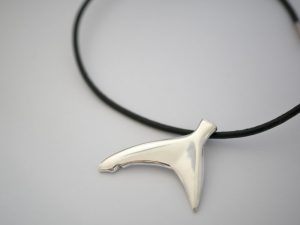 Great White Shark Tail Pendant