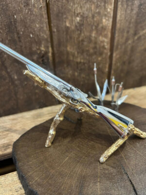 Minature gun with Sterling Silver branch